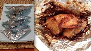Chinese Foil Wrapped Chicken Recipe-How To Make Foil Wrapped Chicken Parcels-Asian Food