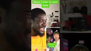 Man says Never Listen to your wife #marriageadvise #marriedgoals #marriedcouple #relationshipadvice