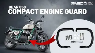 Royal Enfield BEAR 650 | Compact Engine Guard Installation - SPAREZO