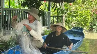 Đi Một Vòng Quay Chở Lại Mương Chồi không Ngờ Dăng Lưới Chúng Cá / Hương Trúc Miệt Vườn 