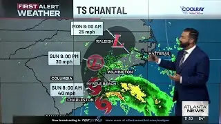 Sat 11 PM Chantal Update