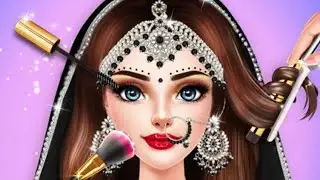 Indian Wadding Bridal Makeup And Dressup Game For Kids part-2 #trending #gameplay #bridalmekeup
