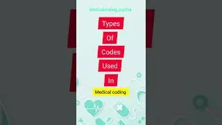 Types of Codes used in Medical Coding #medicalcoding#coding #medicaleducation #medicalcodingjobs#cpc