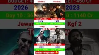 Border 2 Box Office Collection | Sunny Deol, Allu Arjun Pushpa 2, Yash Kgf 2, SRK Jawan, Collection