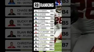 Top RB picks 2025! #fantasyfootball #runningbacks #wanna #9pwrf