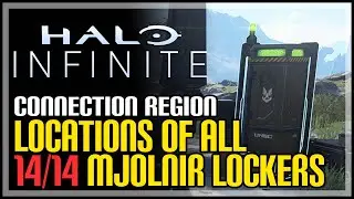 All 14 Mjolnir Locker Locations in Connection Region Halo Infinite