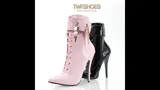 Pleaser USA Domina 1023 Spiked Heel Ankle Boot Collection