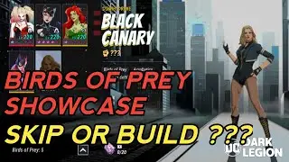 BLACK CANARY & BIRDS OF PREY SHOWCASE!!! | DC DARK LEGION