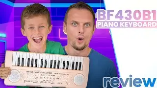 37 Keys Piano Keyboard Review // Sanlinkee BIGFUN BF-430-B1 with Microphone