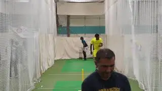 Tej Patel takes his eyes off the ball