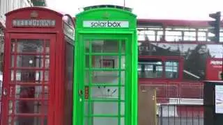 London's red phone boxes are turning green to charge phones
