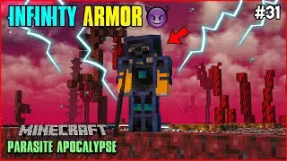 Infinity Armor | Minecraft Parasite Apocalypse | In Telugu | #31 | THE COSMIC BOY