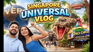 Universal Studios Singapore🎢😱Full Day Fun, Rides & Shows | #couple #vlog #viral #trending #shorts 