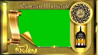 Ramzan Mubarak green screen copyright free video PG Shartus