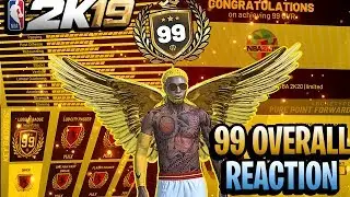 FIRST 99 OVERALL PURE POINT FORWARD IN NBA 2K19 - 99 OVERALL LEGEND REACTION