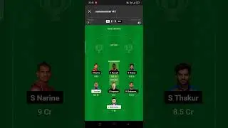 DREAM11 MI VS KKR #IPL #DREEM11 #SUNDAY #DREEMTEAM #ROHIT SHARMA
