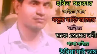 বন্ধুর বাড়ি আমার বাড়িরে মধ্যে প্রেমের নদী পাখা নাইরে উরিয়া যাইতাম ভাইরাল গান গায়লেন বাউল হবিল সরকার৷
