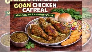 “Green masala + juicy chicken 🌿🔥 Pan-fried Goan classic 🤤💚
