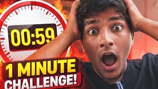 One minute challenge and win ₹₹₹ | risks my friends life for challenge | Subscribe my channel |👍👍👍👍👍