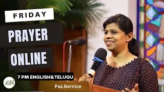 Friday Online Prayer | Live |  7 PM ENGLISH & TELUGU