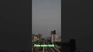 Pune metro track  #RailwayTrack#InfrastructureWork#MetroConstruction #PuneCity#EngineeringWork