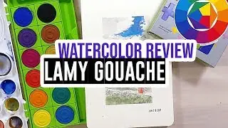 Review & demo - Lamy gouache set of 12 pans + white