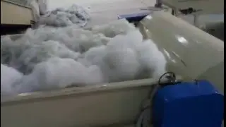 Nonwoven polyester fiber wadding making plant