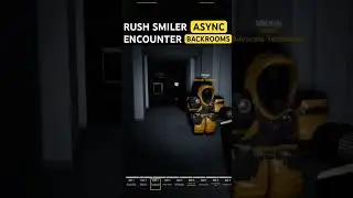 [ Roblox ] Async Backrooms | RushSmilier Encounter #backrooms #roblox #scary #horror #smilier #async