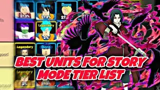 Best Units for story mode || anime adventures
