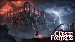 The Cursed Fortress | Epic Dark Fantasy Photoshop Manipulation