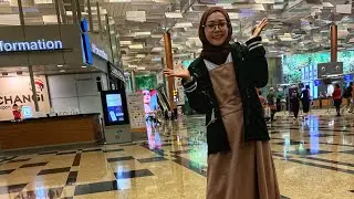 TENGAH MALAM DI BANDARA CHANGI AIRPORT - PERTAMA KALI KE SINGAPURA [PART 1]