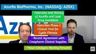 AzurRx BioPharma Describes Phase 2 Clinical Trial for Cystic Fibrosis and Value Catalysts