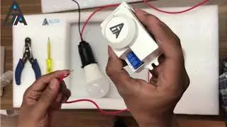 Microwave Motion Sensor, unboxing and installation.