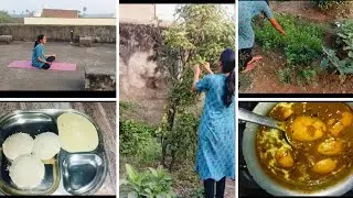  చాలా stress feel అవుతున్న అందుకే మళ్ళీ స్టార్ట్ చేశా 🤷🏼‍♀️#yoga#morning routine ✨