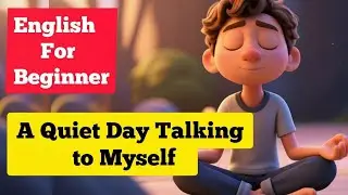 A Quiet Day Talking to Myself | Calm English Story for Beginners | Simple Daily Life in the USA