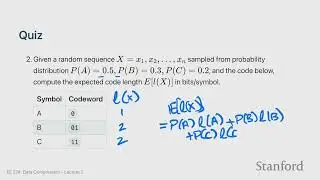 Stanford EE274: Data Compression I 2023 I Lecture 2 - Prefix Free Codes