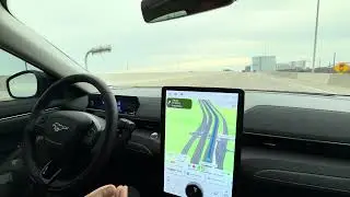 Blue cruise on a 2025 Mustang Mach-E