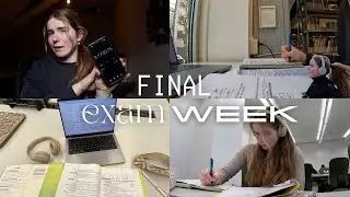 exam week vlog | productivity and lots of studying
