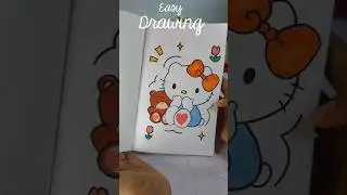 How about drawing a Hello Kitty🐱|#diy #crafts #craft #shorts #shortvideo