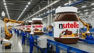 The Secret Behind The Taste: Inside a Nutella Processing Plant | 4K resolution