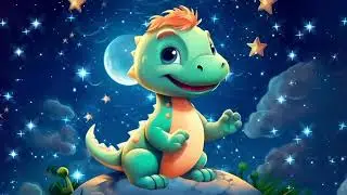 Musical Dino Adventure | lullaby for toddlers to go to sleep | silent music for baby #187