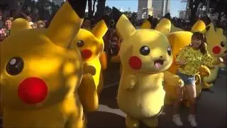 Yokohama Pikachu Invasion Full Parade 2016 Pokémon Minato Mirai Mass Generation