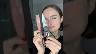 Cutting Rhode Lip Tint in Half ✂️✨😇. #rhode #rhodeliptreatment #shorts