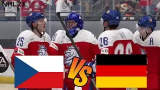 ČESKO - NĚMECKO MISTROVSTVÍ SVĚTA U20 V HOKEJI/NHL 23/
