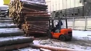 Быстро разобрал куча бревен) Quickly took a pile of logs)