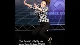 Kennedy performs Hip Hop Solo - Dupree 2016, St. Louis, MO