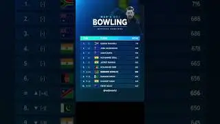 Men's ODI Bowling Rankings #cricket #bowling #shorts