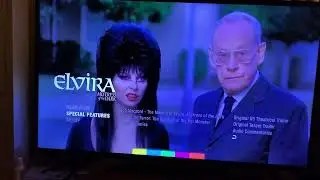 Elvira Mistress of the Dark Blu Ray menu 