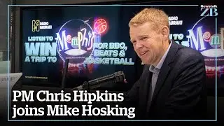 Watch: Chris Hipkins joins Mike Hosking for the first time as PM