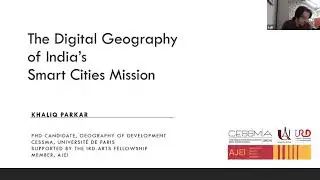 #IndiaMatters  1 - &laquo; The Digital Geography of India&rsquo;s Smart Cities Mission &raquo; - Khaliq Parkar